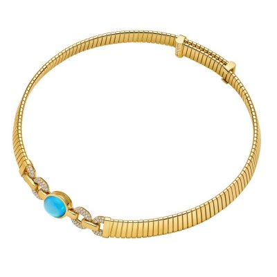 361996-Bvlgari Tubogas Necklace-Side