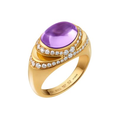 362231-Bvlgari Cabochon Ring-Front