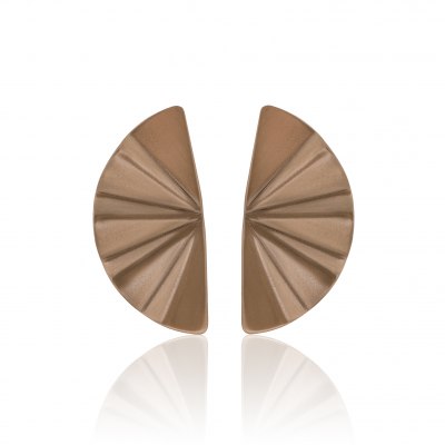 ANASTASIA KESSARIS - Geisha Nanoceramic Rose Gold Titanium Earrings Medium