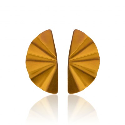 ANASTASIA KESSARIS - Geisha Copper Titanium Earrings Medium