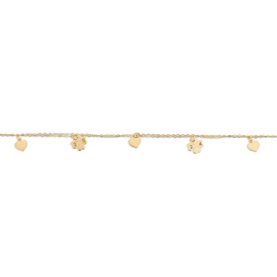 KESSARIS - Lucky 2024 Charming Golden Bracelet