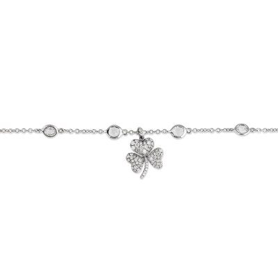 KESSARIS - Diamond Clover Bracelet