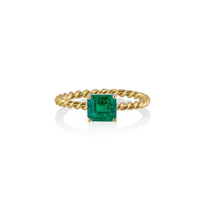KESSARIS - Emerald Gold Ring