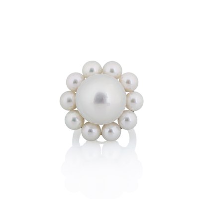 KESSARIS - Flower Pearl Ring