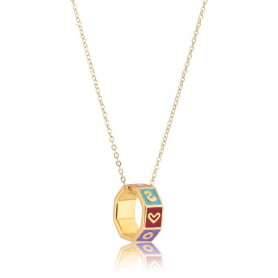 KESSARIS - Lucky Charm 2023 Follow your Dreams Necklace Gold Plated