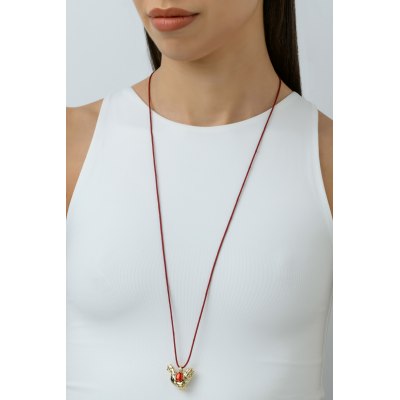 KESSARIS - Mama Hen Easter Pendant Necklace