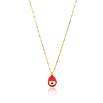 KESSARIS - Kiddo Evil Eye Easter Egg Pendant Necklace