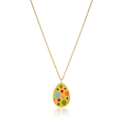 KESSARIS - Playful Dots Pendant Necklace