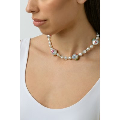KESSARIS - Pearl Beaded Necklace