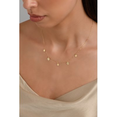 KESSARIS - Lucky 2024 Charming Golden Necklace