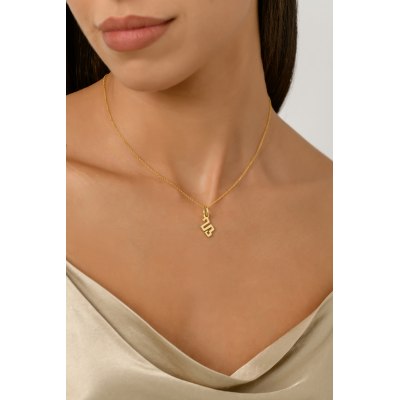 KESSARIS - Lucky Charm 2023 Labyrinth Gold Necklace