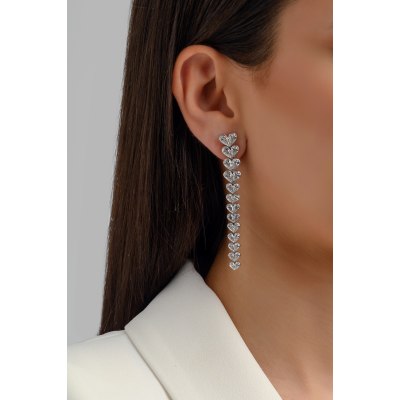 KESSARIS - Love Stream Diamond Earrings