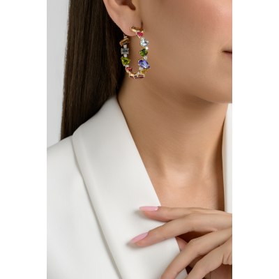 KESSARIS - Radiant Hoop Earrings