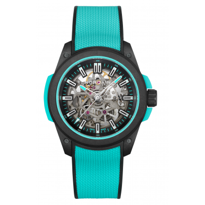 N3000.07Q27.B07-Wild ONE Skeleton Turquoise-Norqain