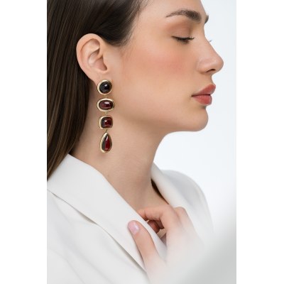 Cherry Glimmer Earrings