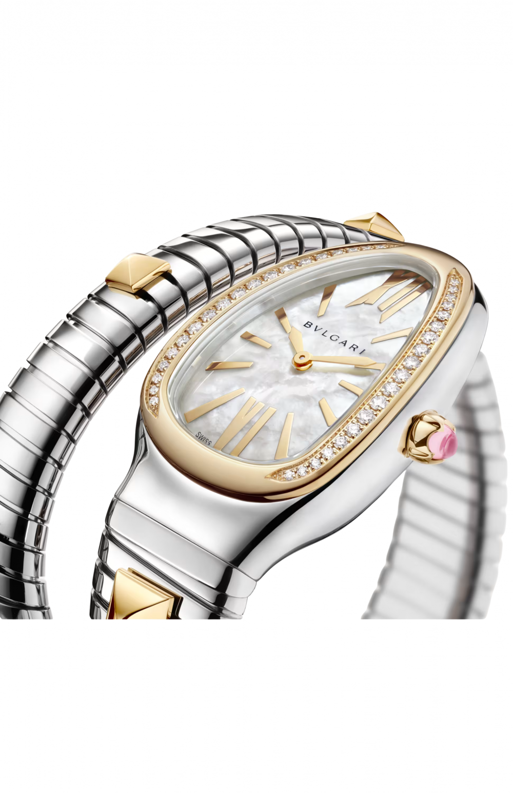 Serpenti Tubogas Gold & Steel Watch