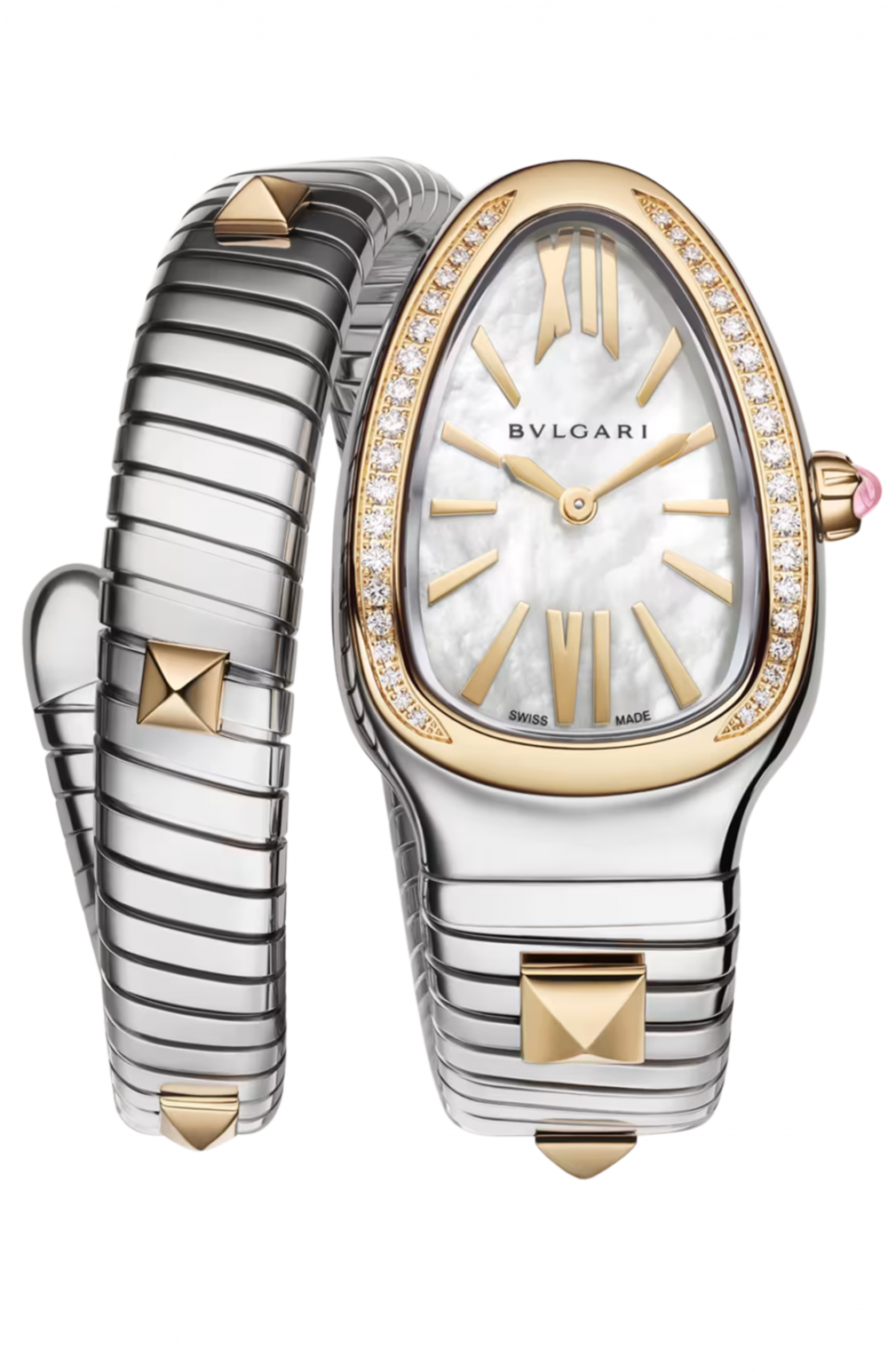 Serpenti Tubogas Gold & Steel Watch