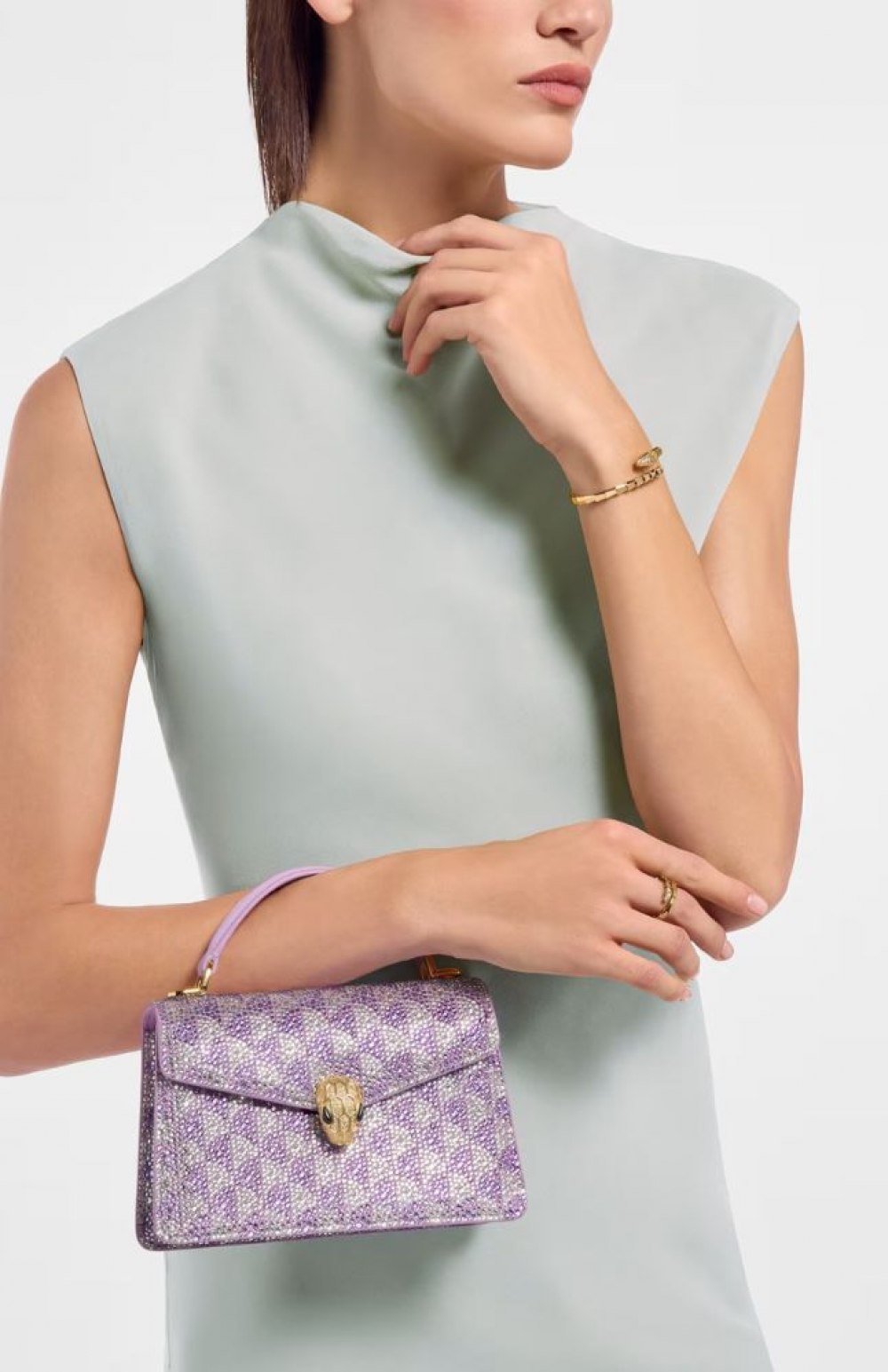 295265-Serpenti Forever Mini Top Handle Bag-BVLGARI