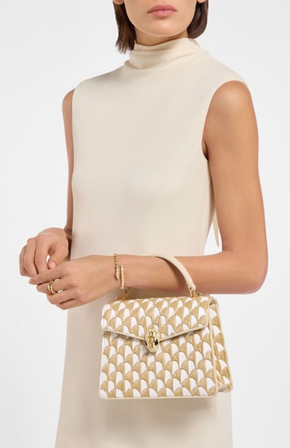 295307-Serpenti Forever Medium Top Handle Bag-BVLGARI
