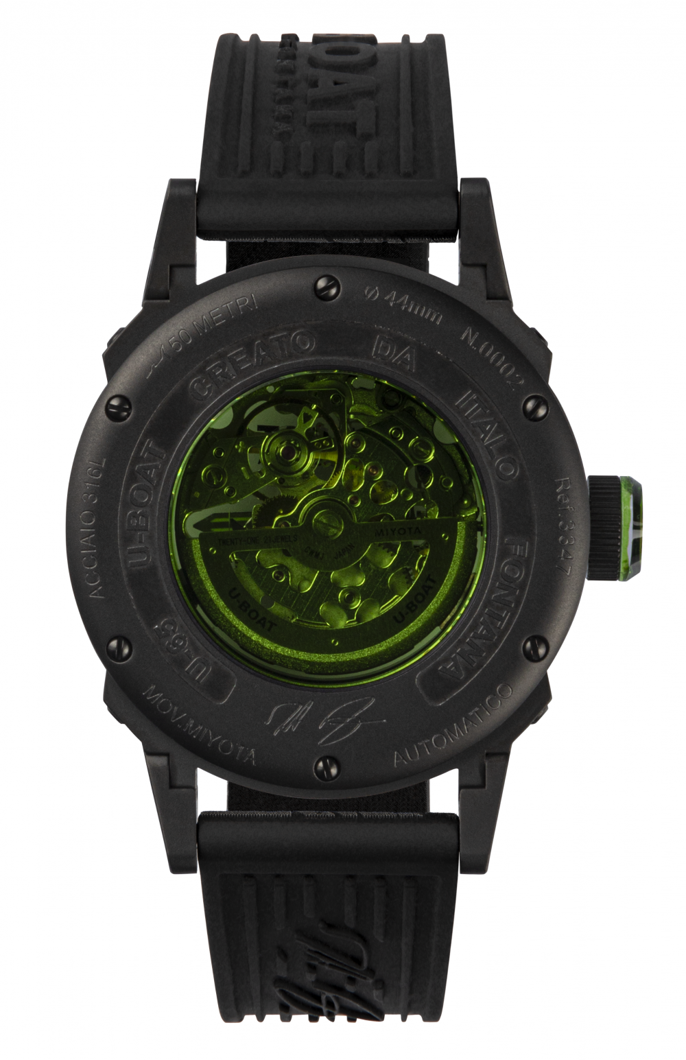 3347-U-65 AUTOMATIC 44mm PVD GREEN-UBOAT