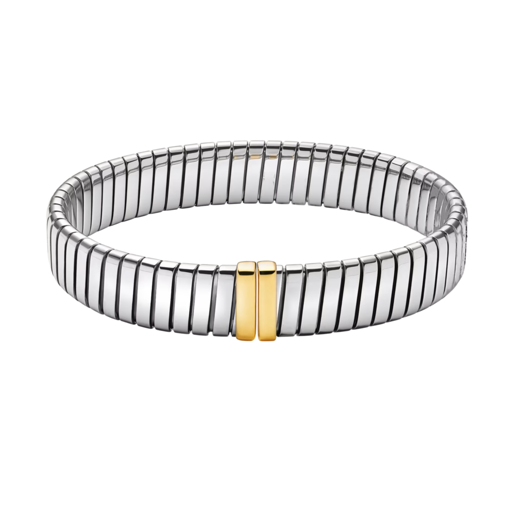 BVLGARI Bvlgari Tubogas Gold & Steel Bracelet