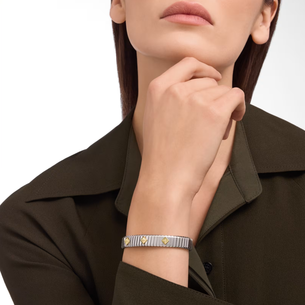 BVLGARI Bvlgari Tubogas Gold & Steel Bracelet