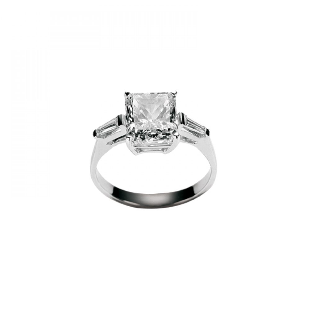 Solitaire Princess Diamond Ring