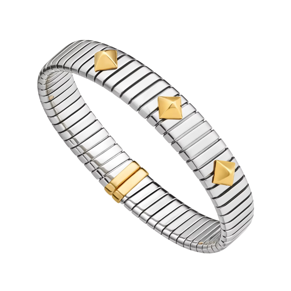 BVLGARI Bvlgari Tubogas Gold & Steel Bracelet