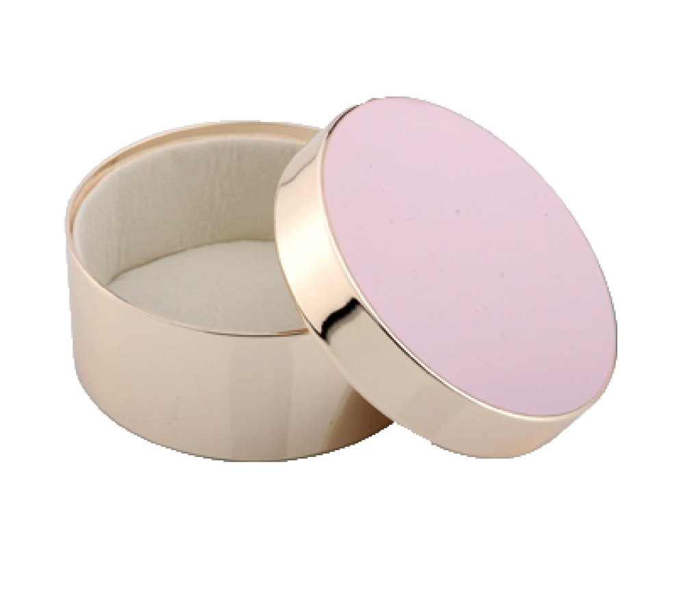 Pink Round Jewelry Box