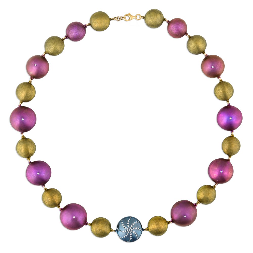 ANASTASIA KESSARIS - Sea Urchin Shell Diamond Necklace