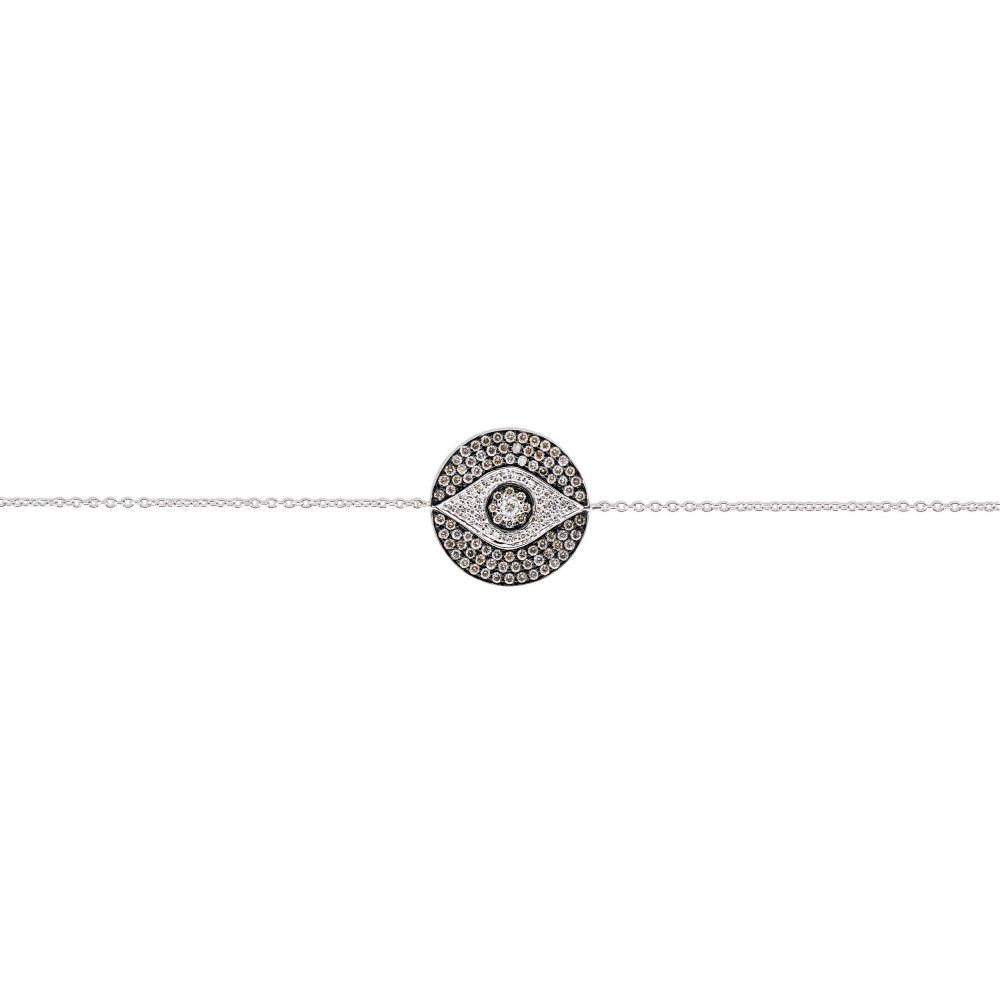 KESSARIS - Evil Eye Diamond Bracelet