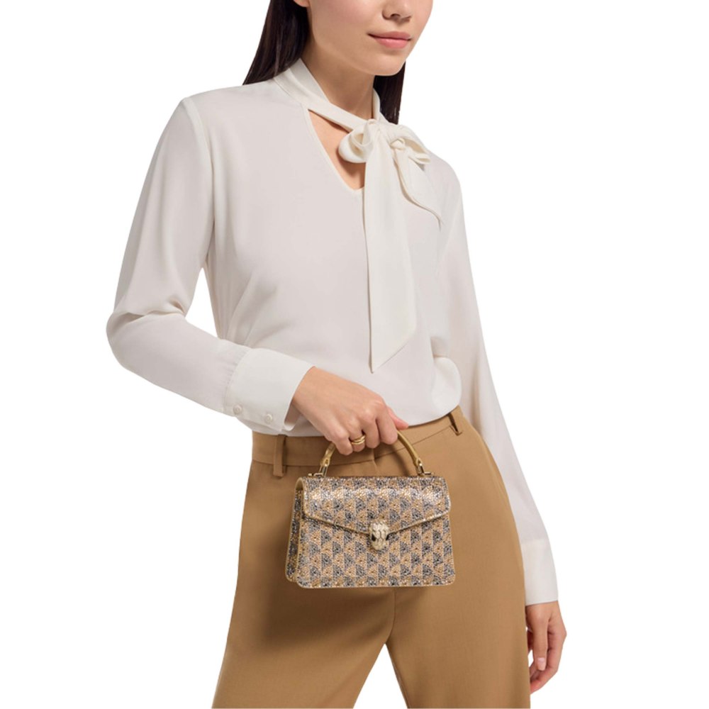 BULGARI - Serpenti Forever Mini Top Handle Bag