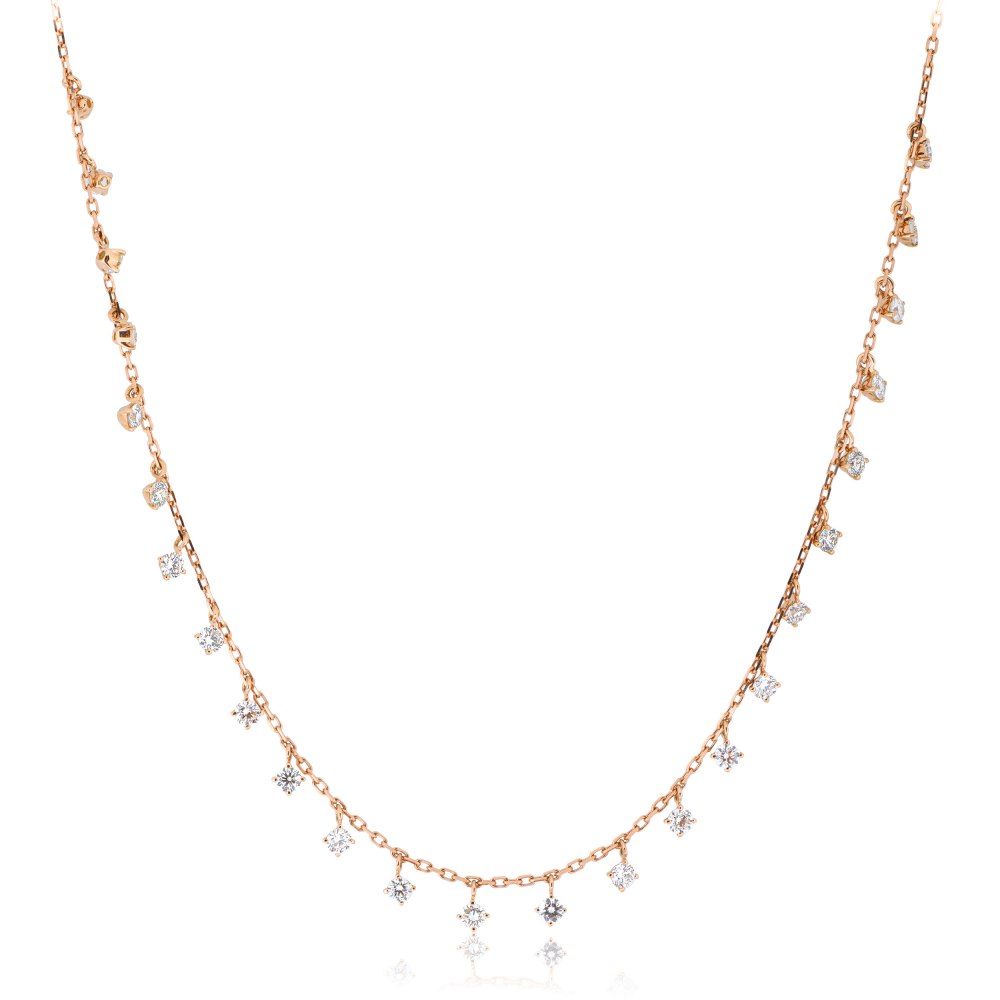 KESSARIS - Diamond Charm Necklace