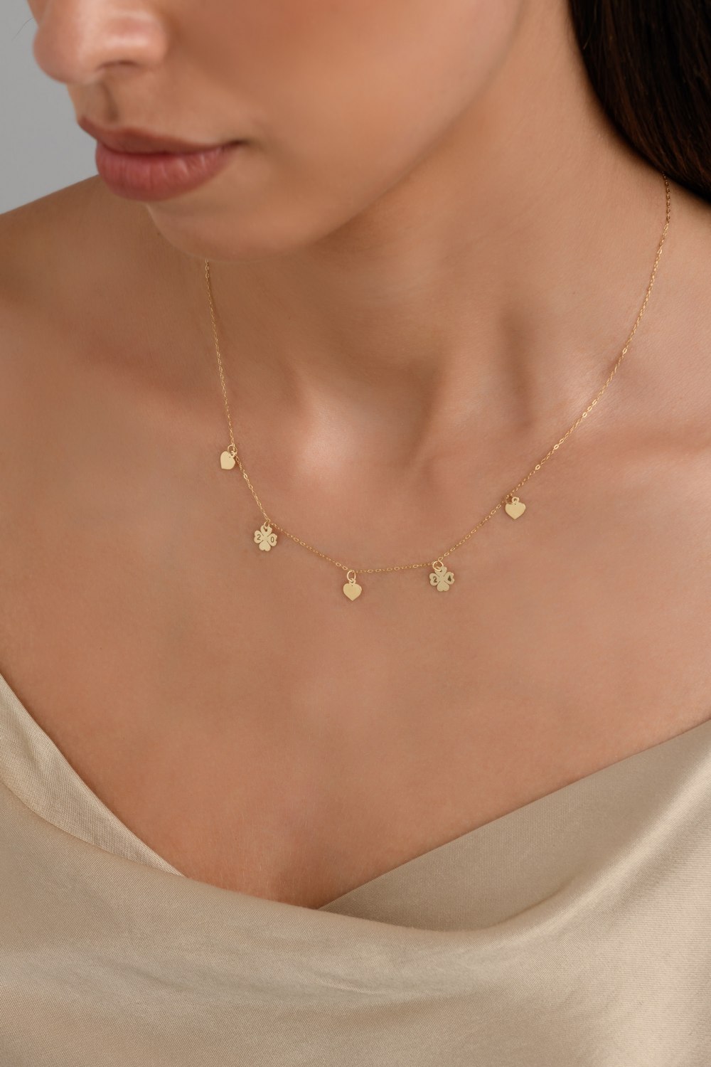 KESSARIS - Lucky 2024 Charming Golden Necklace