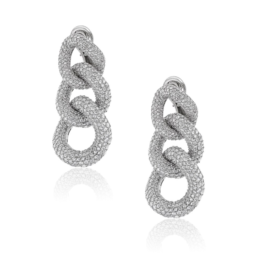 KESSARIS - Diamond Bonded Earrings