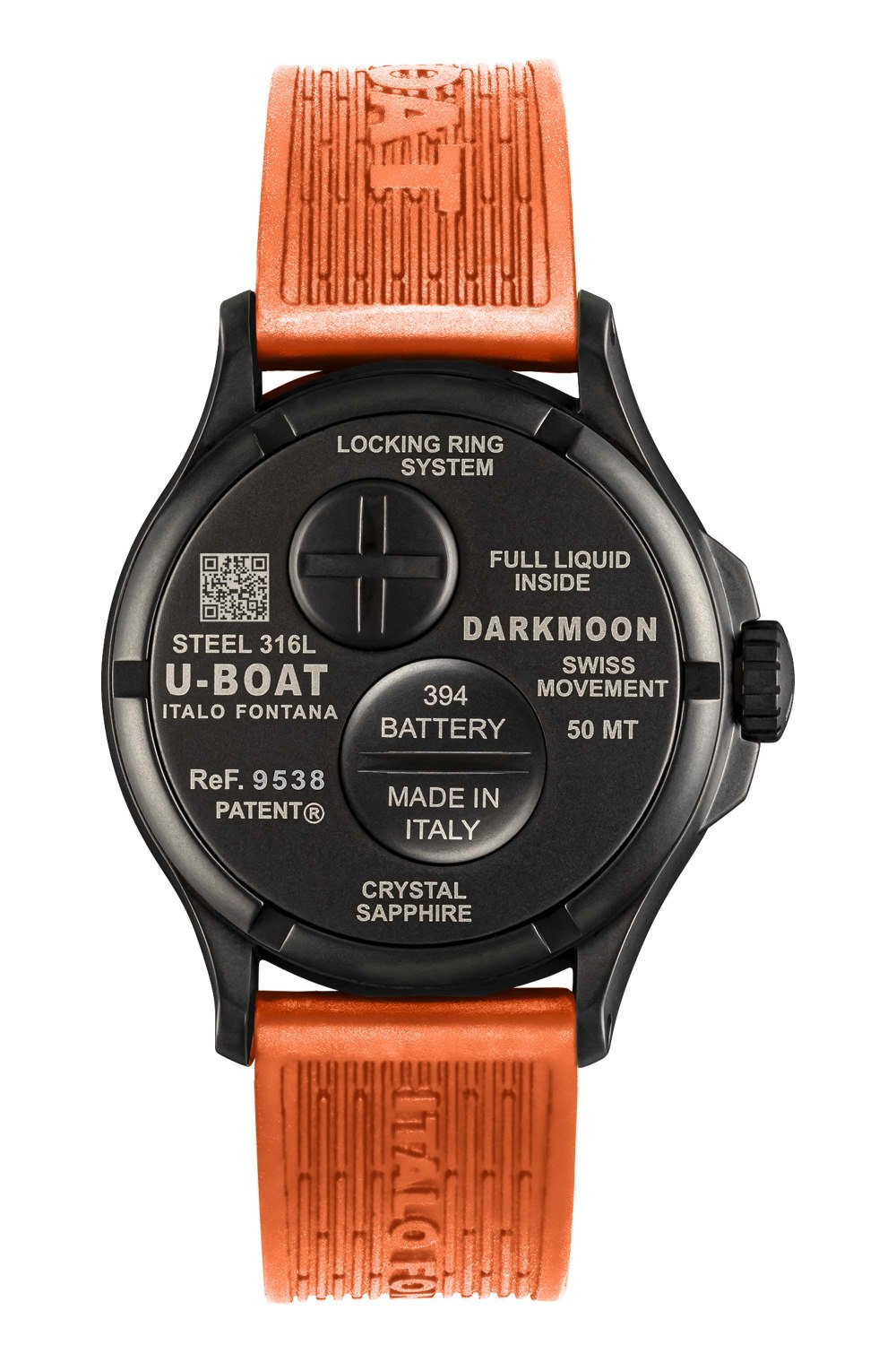U-BOAT - Darkmoon 44MM BK Orange PVD 