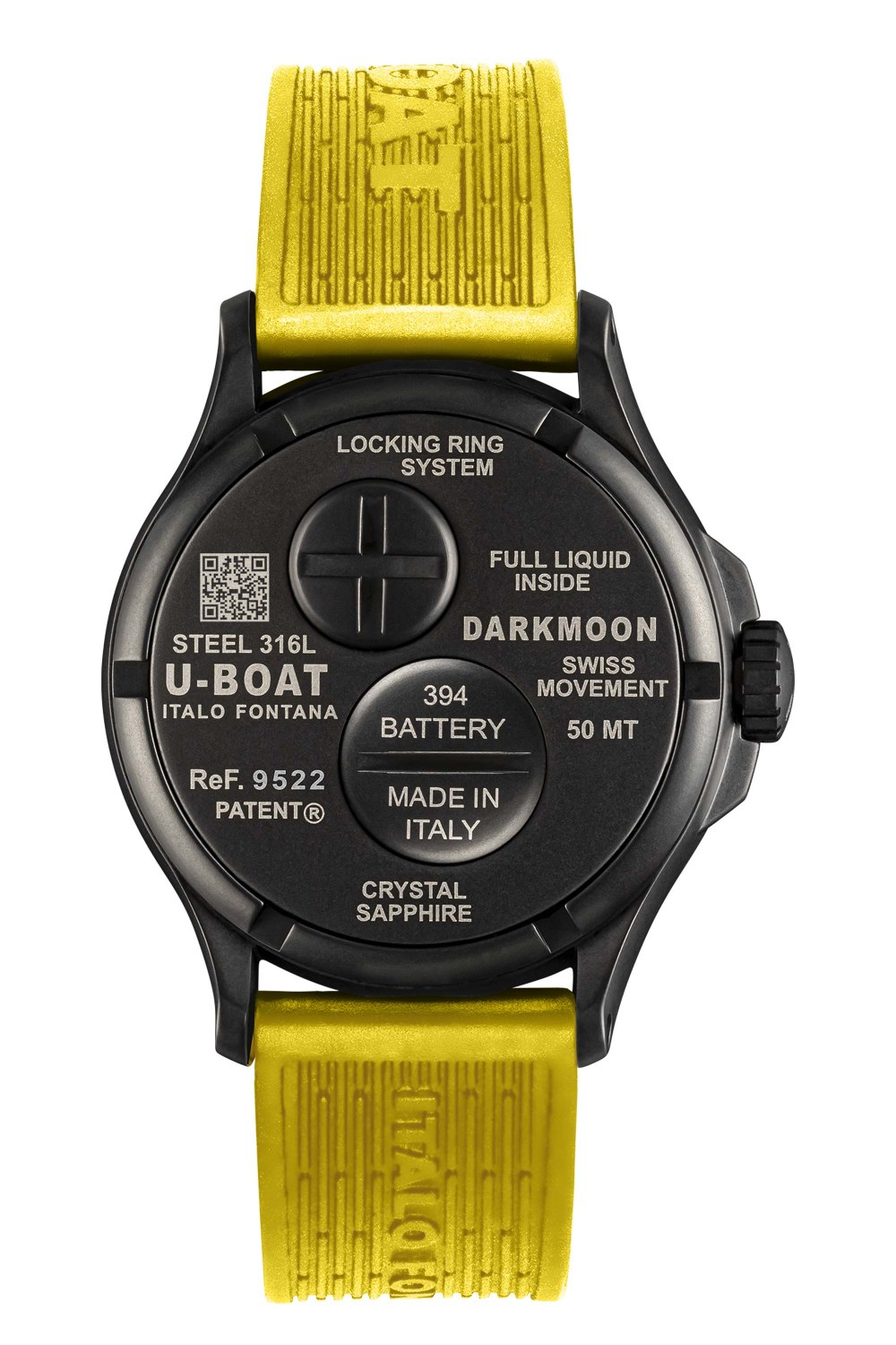 U-BOAT - Darkmoon 44MM BK Yellow PVD