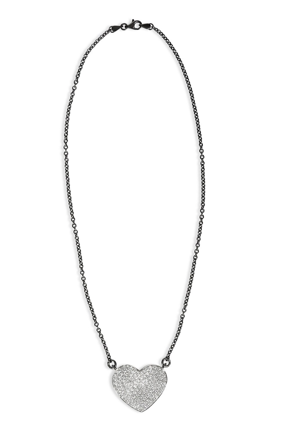 Heart Diamond Pendant Necklace