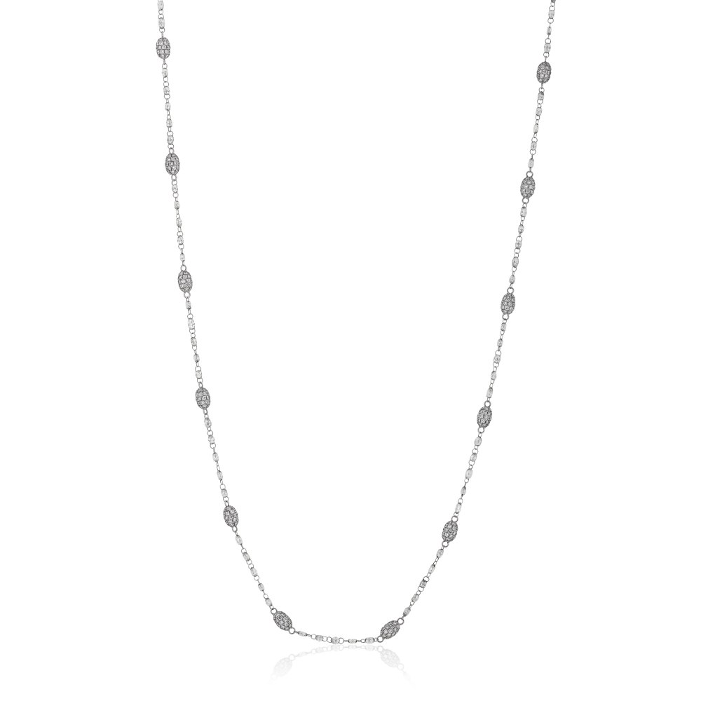 Diamond Beads Necklace