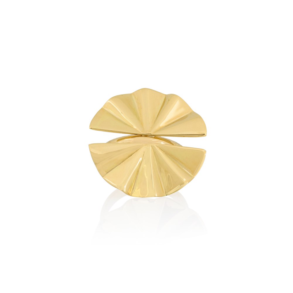 Double Goldie Geisha Yellow Gold Ring