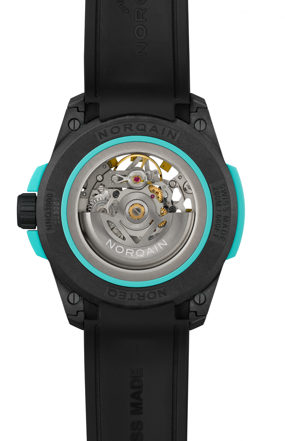 N3000.07Q27.B07-Wild ONE Skeleton Turquoise-Norqain
