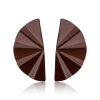 Geisha Nanoceramic Brown Earrings Medium