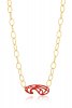 Lucky Charm Red Secret 24 Chain Necklace