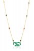 Lucky Charm Emerald Cloud 24 Necklace