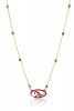 Lucky Charm Red Cloud 24 Necklace