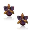 Flower Titanium Earrings